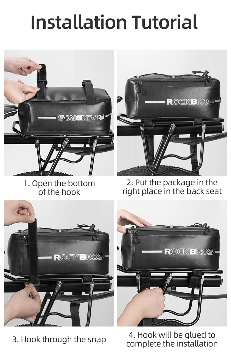 ROCKBROS Deluxe Bicycle Rear Rack Bag