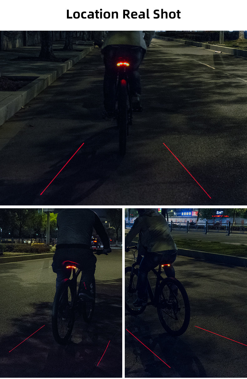 ROCKBROS Bicycle Rear Light with Saddle Fitting & Remote Control LKWD-R1