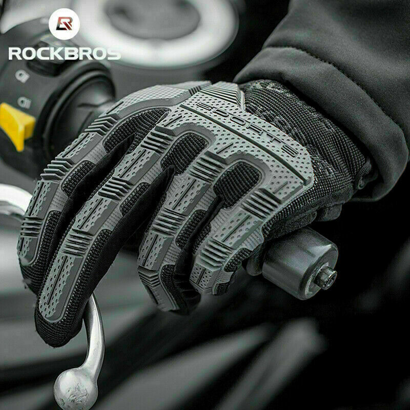 ROCKBROS Winter Riding Cold  Warm Bicycle Gloves Touchscreen