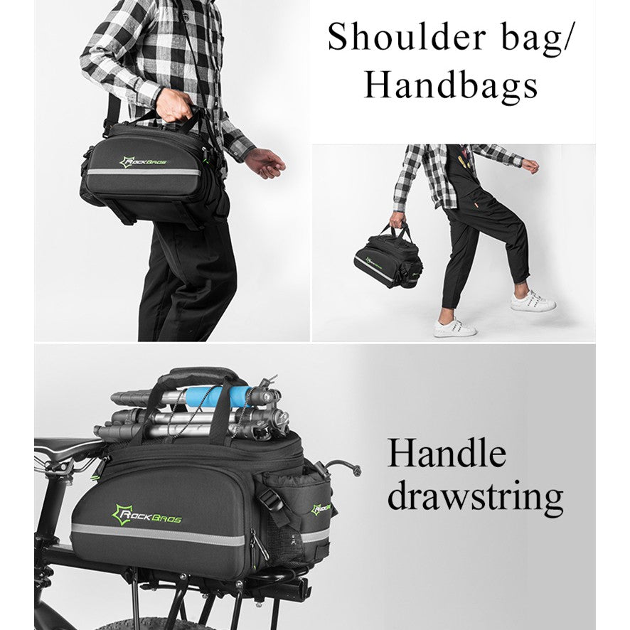 ROCKBROS Bicycle Pannier Bike Bag with Extendable Compartmentsawa