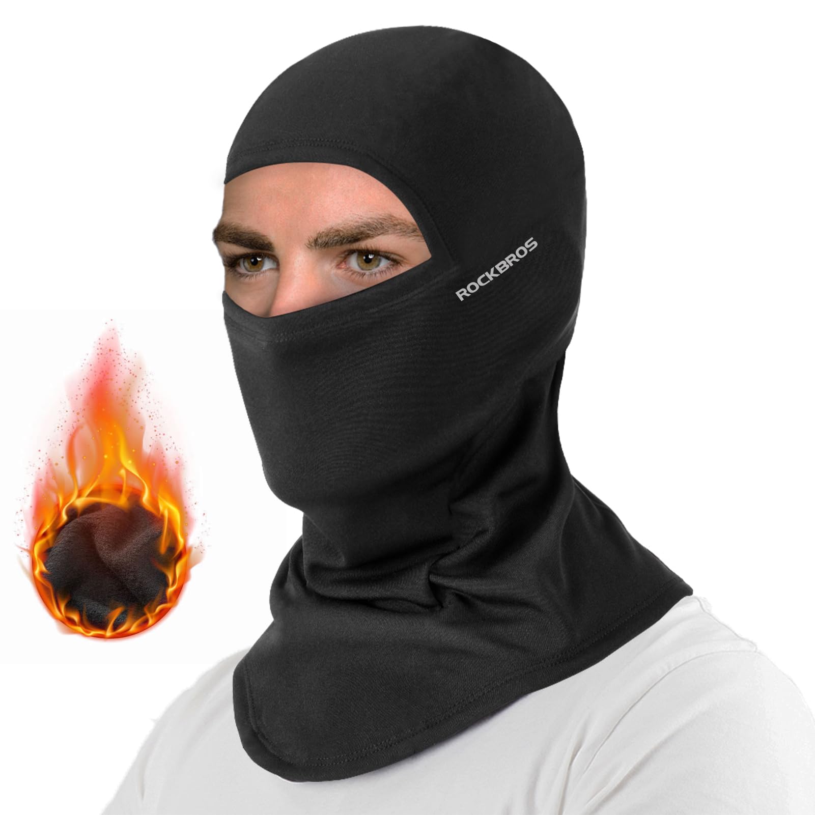 ROCKBROS Cold Weather Windproof Thermal Winter Balaclava Ski Mask Neck Warmer Hood