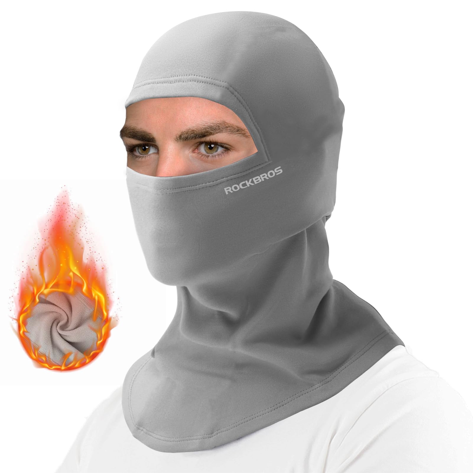 ROCKBROS Cold Weather Windproof Thermal Winter Balaclava Ski Mask Neck Warmer Hood