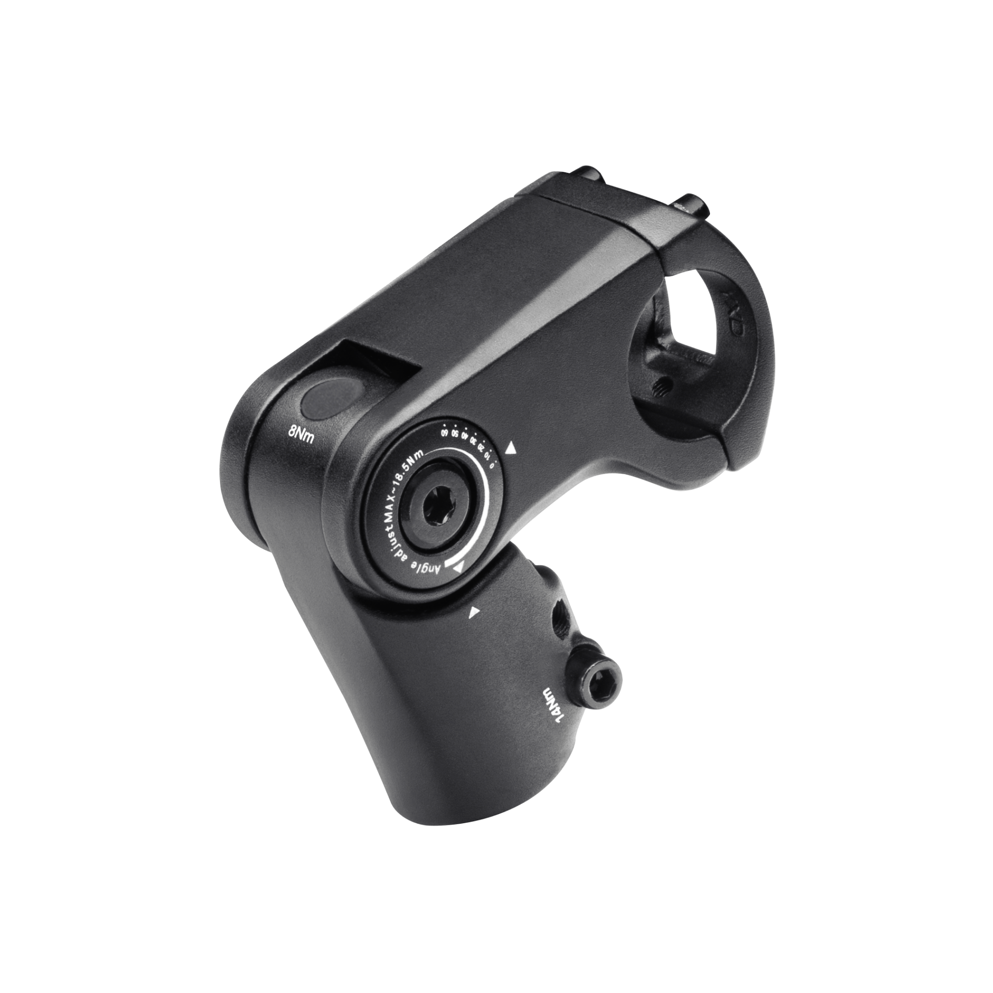 Velotric Adjustable Stem (60mm) for ergonomic handlebar height and angle adjustments.