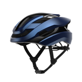 Lumos Ultra Fly Pro blue road bike helmet with aerodynamic design and adjustable straps